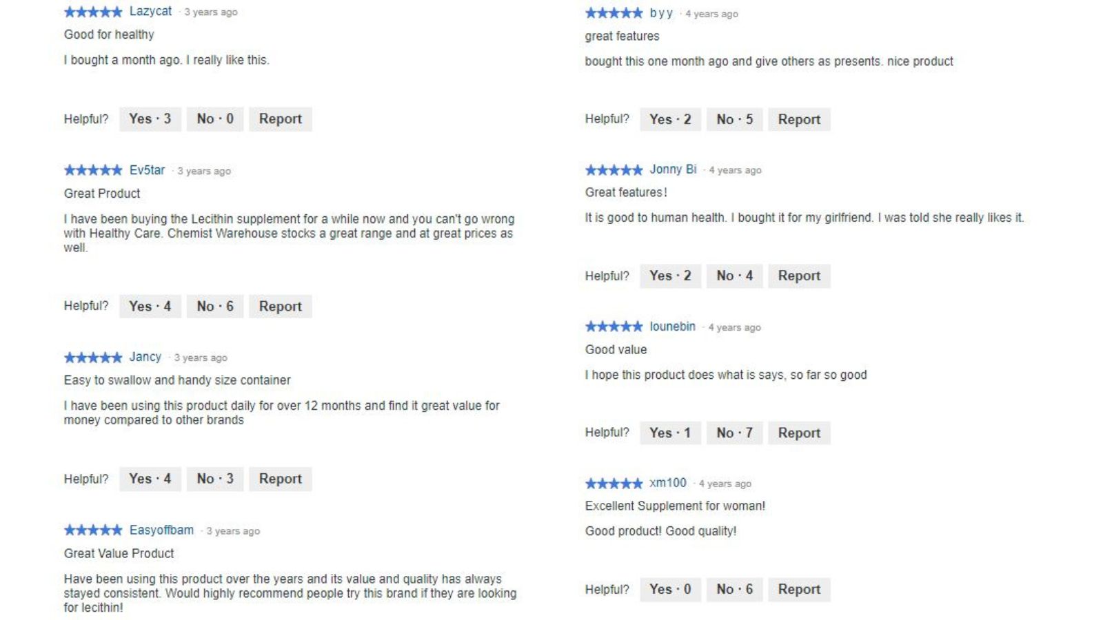 Phản hồi về viên uống Super Lecithin tại diễn đàn mua sắm tại Úc 