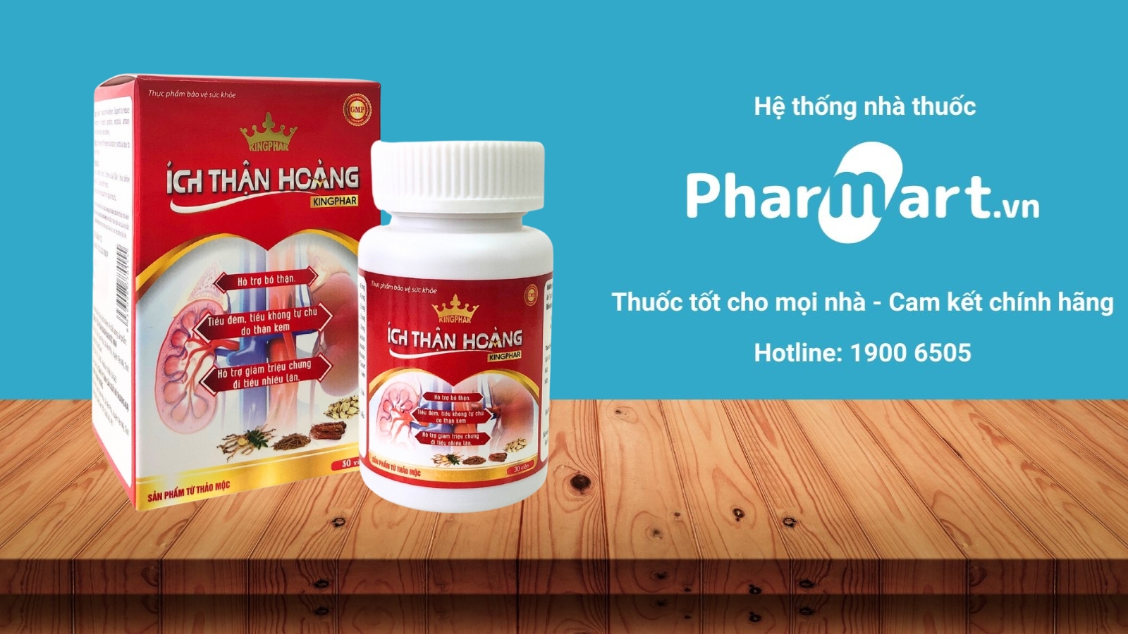 Đặt mua Ích Thận Hoàng chính hãng tại Hệ thống nhà thuốc Pharmart.vn