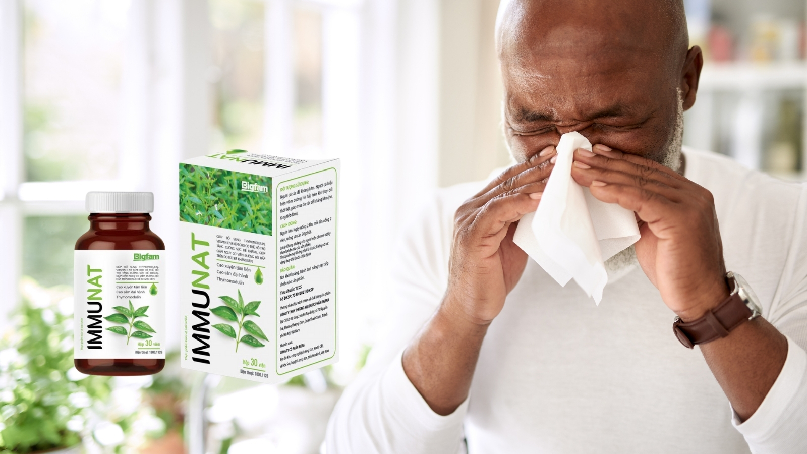 Immunat giúp tăng cường miễn dịch 