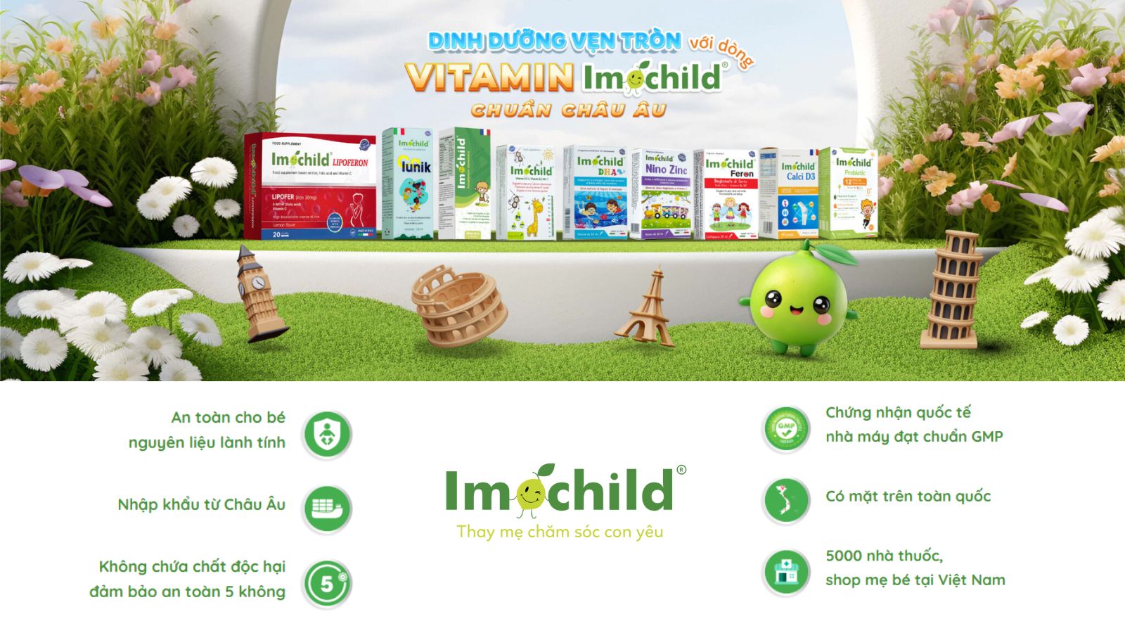 Imochild - Thay mẹ chăm sóc con yêu