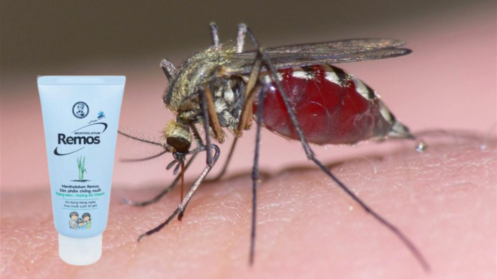 Kem Chống Muỗi Remos Hương Sả Chanh tuýp 70g