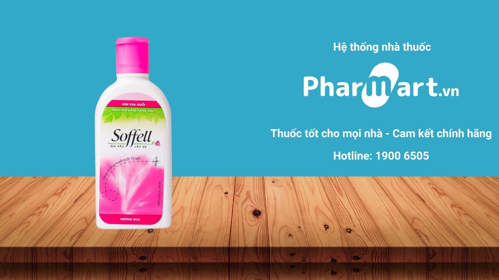 Mua Kem chống muỗi Soffell chính hãng tại Pharmart.vn
