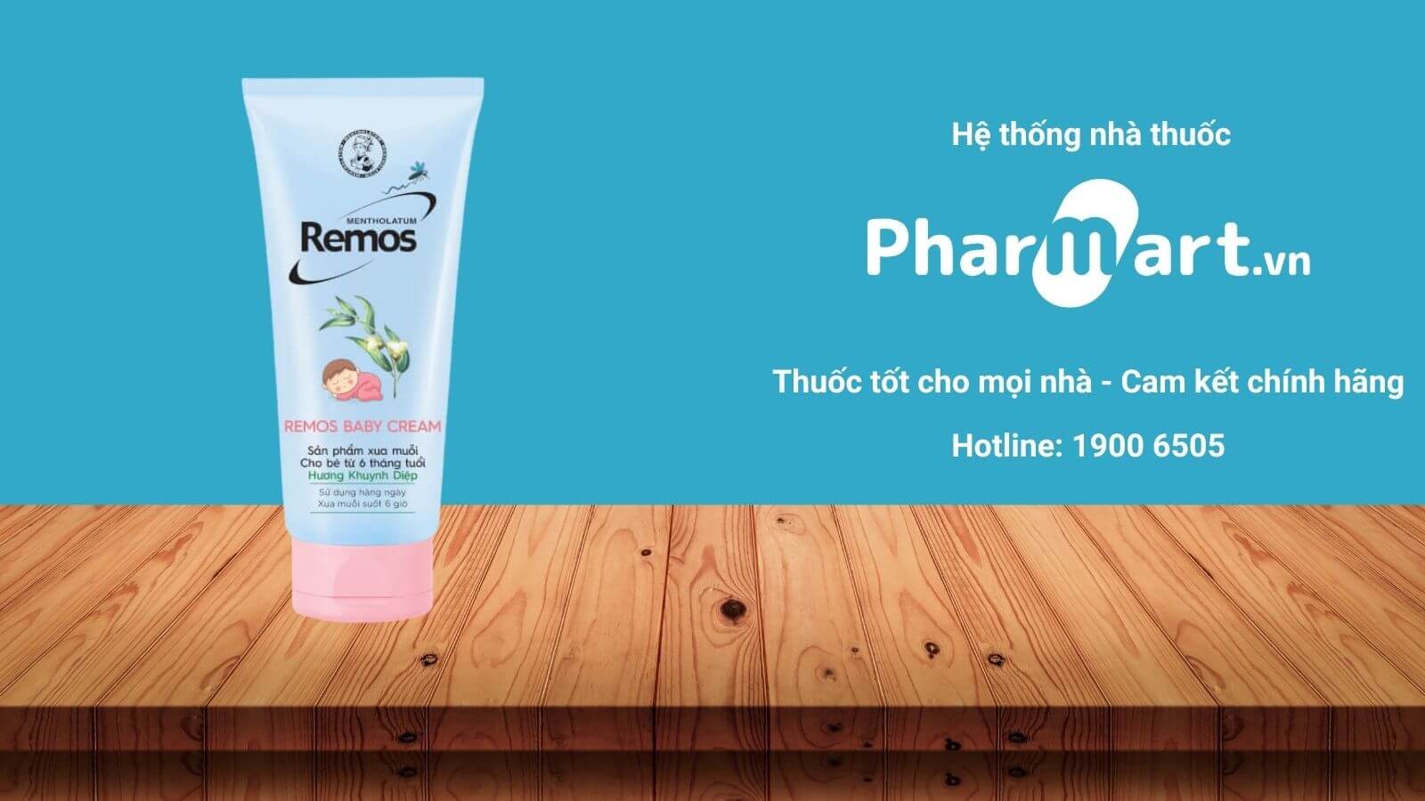 Mua Kem xua muỗi Remos Baby Cream chính hãng tại Pharmart.vn