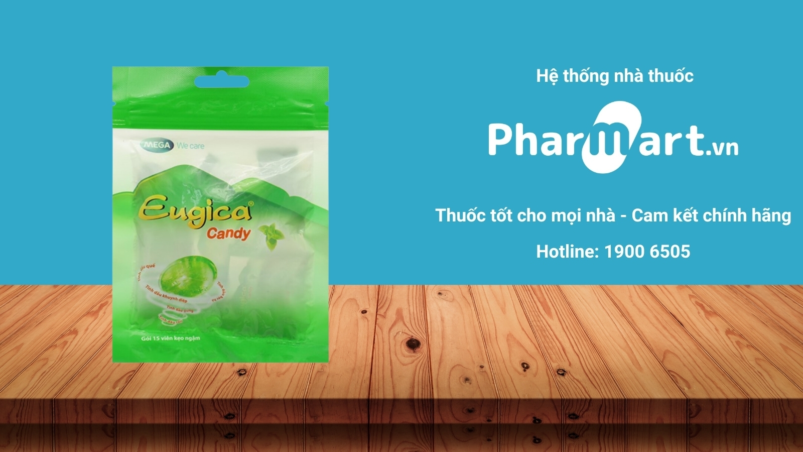 Mua ngay kẹo ngậm Eugica chính hãng tại Pharmart.vn 
