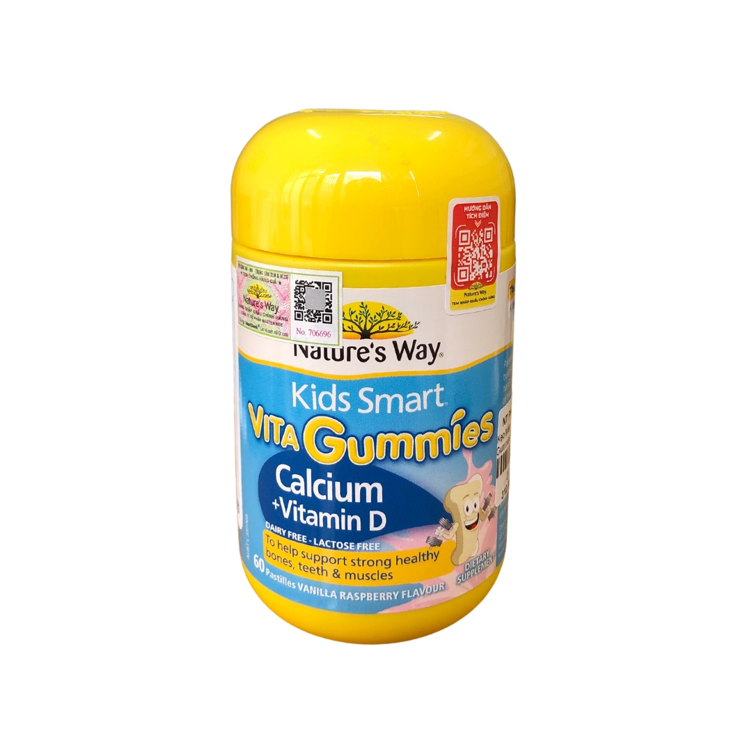 Kẹo Mềm Nature's Way Vita Gummies Calcium + Vitamin