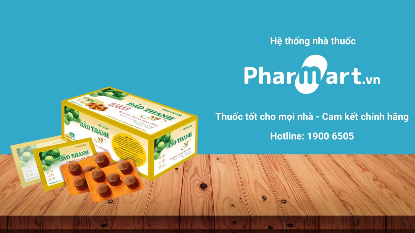 Mua ngay Viên ngậm Bảo Thanh không đường tại Pharmart.vn