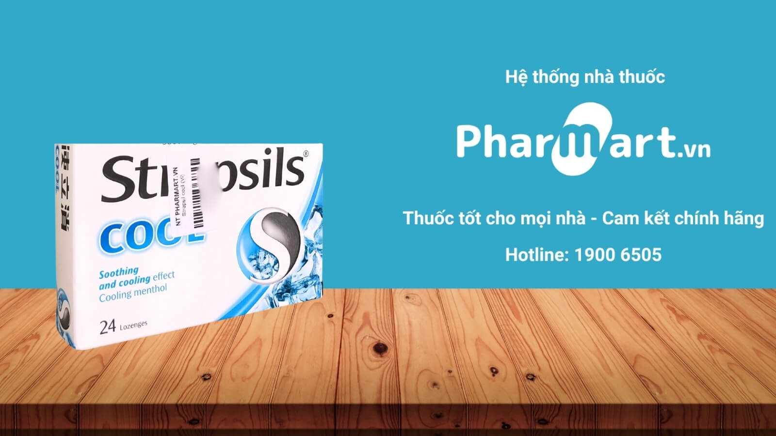 Mua ngay viên ngậm Strepsils Cool tại Pharmart.vn