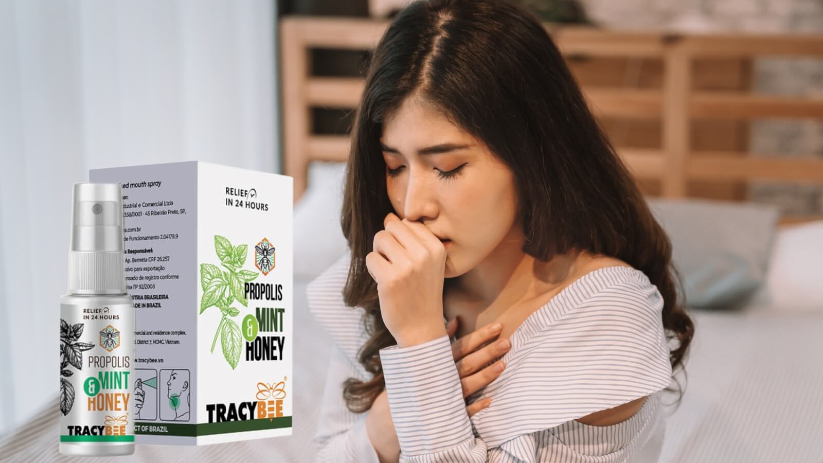 Keo Ong Xanh Tracybee Propolis Mint & Honey Pharmart.vn