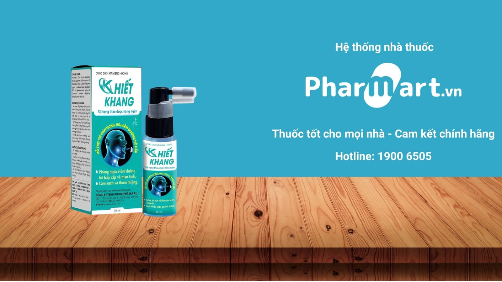 Mua ngay xịt họng khiết khang chính hãng tại Pharmart.vn