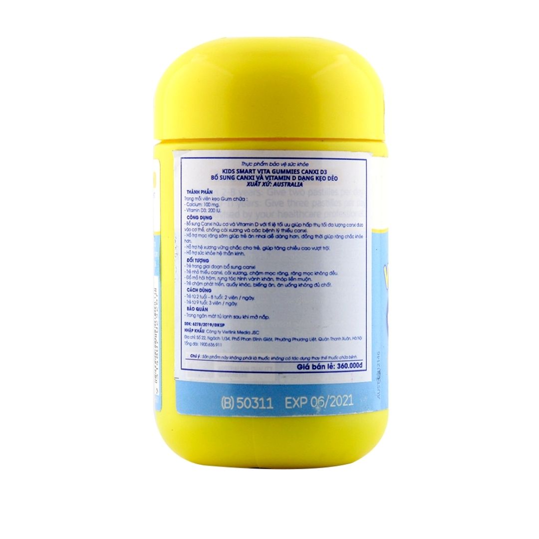 thanh phan Nature's Way Vita Gummies Calcium + Vitamin D