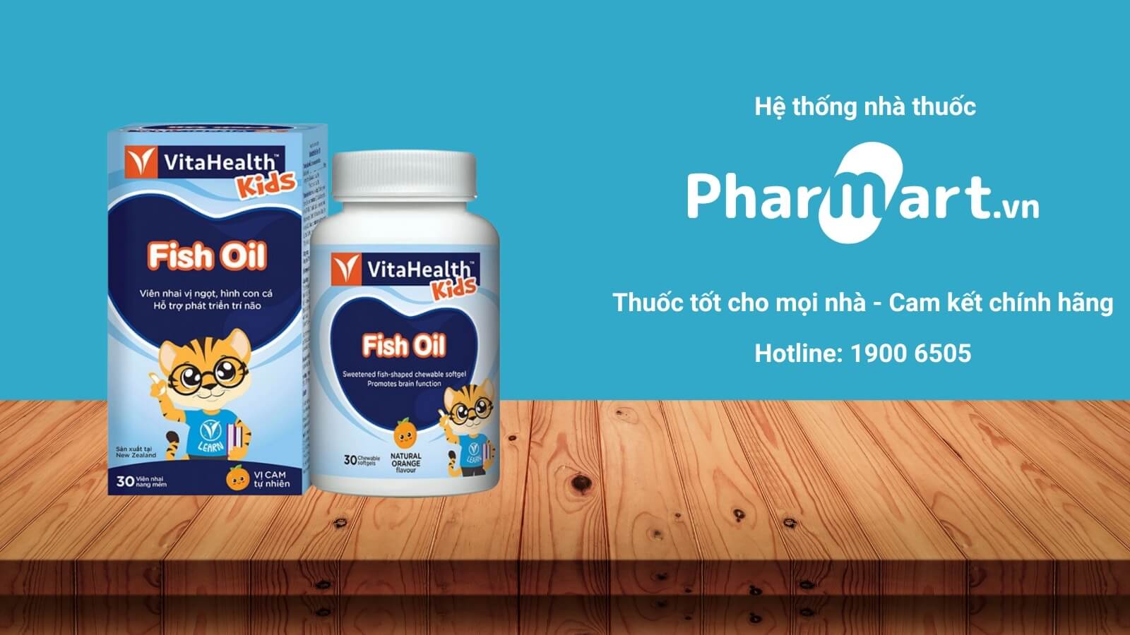 Mua ngay Kids Fish Oil VitaHealth 30 viên tại Pharmart.vn