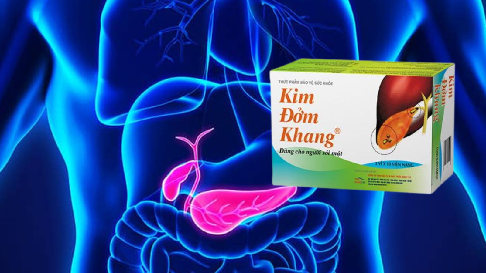 Kim Đởm Khang 30 viên hỗ trợ điều trị sỏi mật