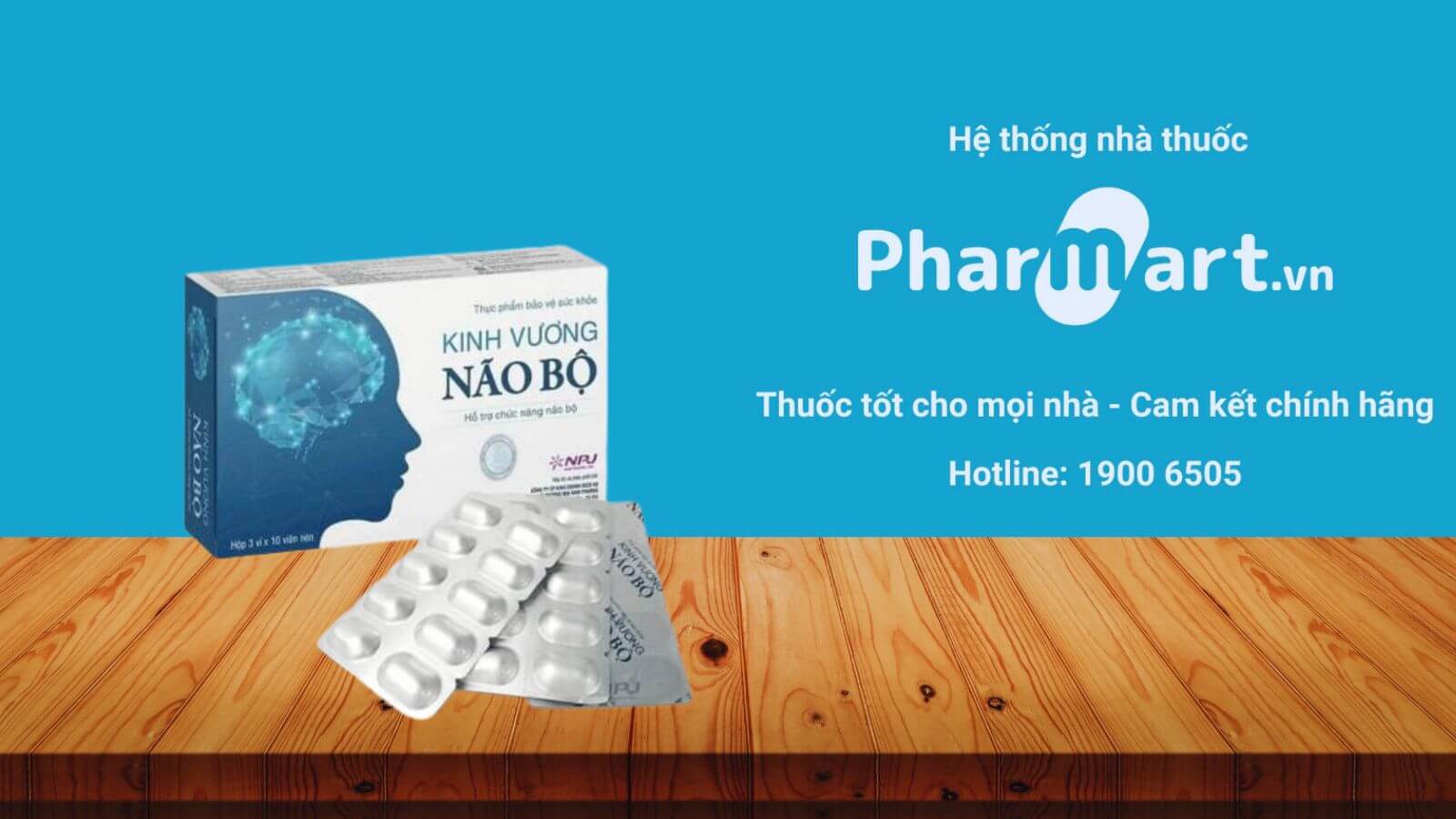 Mua Kinh Vương Não Bộ chính hãng tại Pharmart.vn