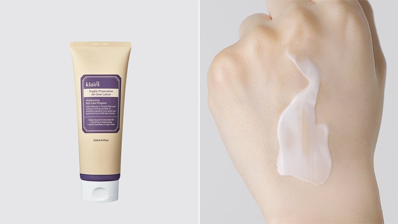 Sử dụng kem dưỡng ẩm Klairs Supple Preparation All-Over Lotion 250ml tốt nhất trước khi đi ngủ