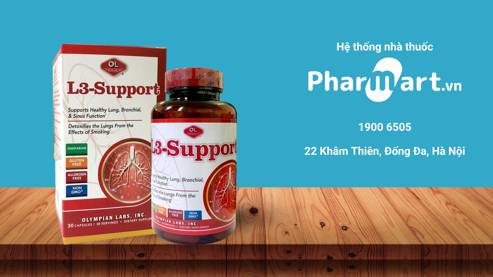 Pharmart.vn cung cấp sản phẩm L3-Support chính hãng