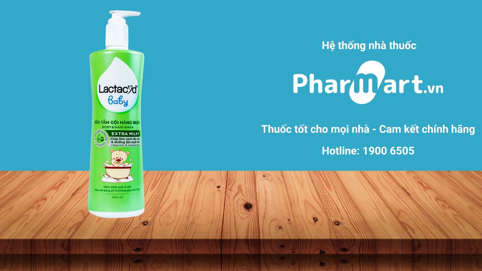 Lactacyd Milky 500ml đang được bán chính hãng tại Nhà thuốc Pharmart.vn