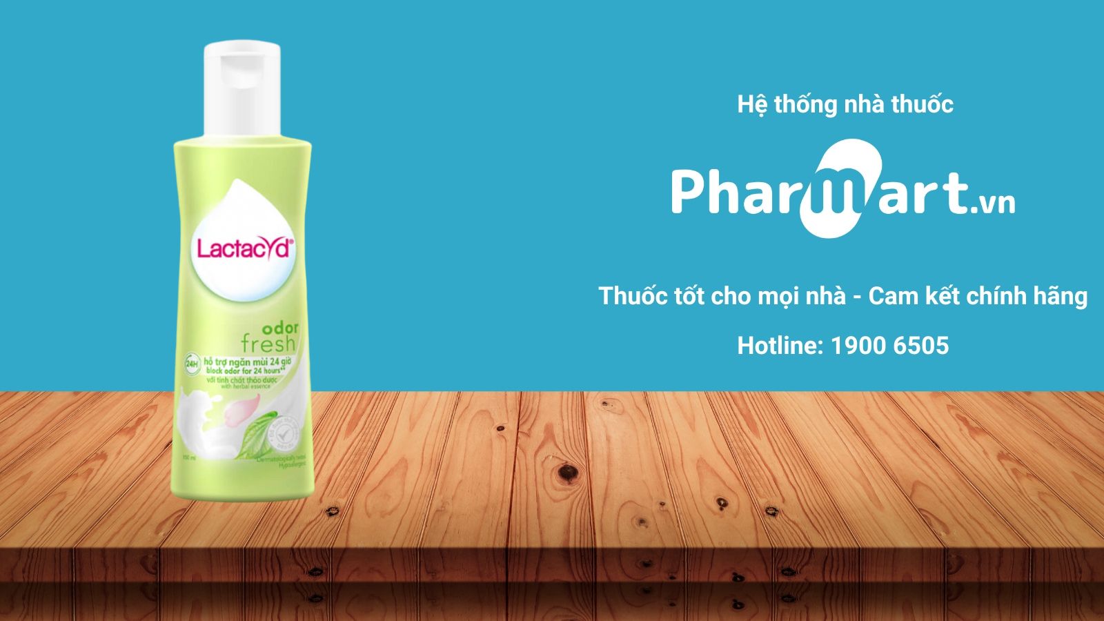 Lactacyd Odor Fresh đang được bán chính hãng tại Nhà thuốc Pharmart.vn