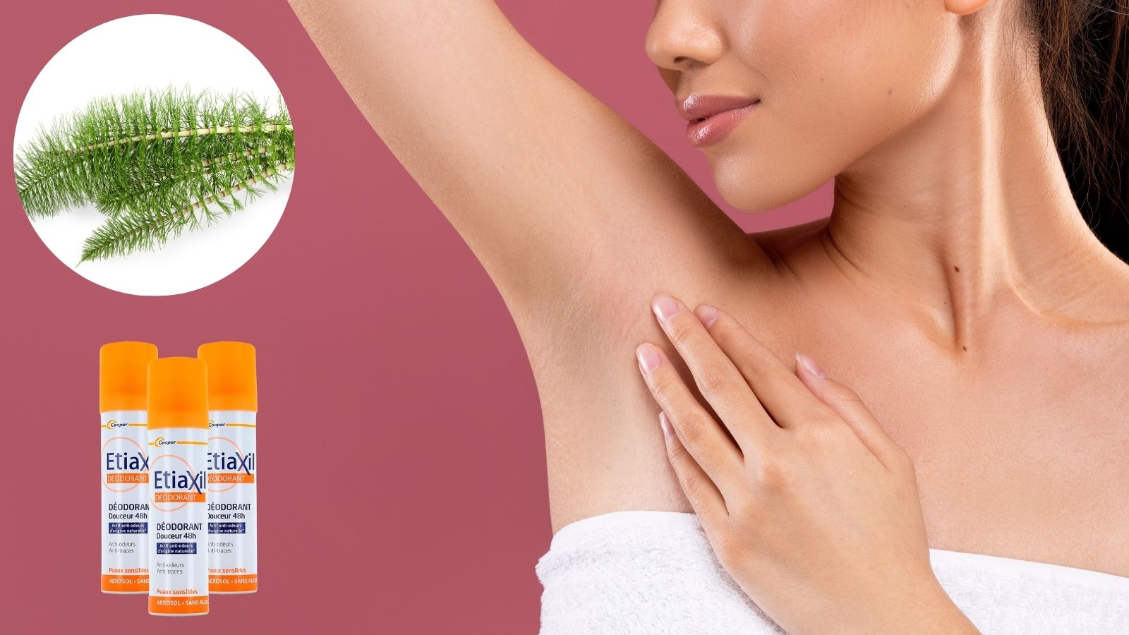 Khử mùi Etiaxil 150ml dạng xịt (cam) có chiết xuất từ Cỏ Đuôi ngựa