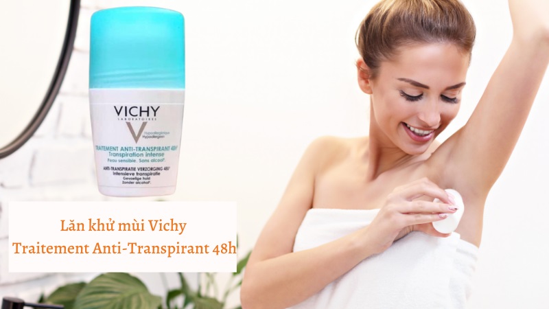 lăn khử mùi Vichy Traitement Anti-Transpirant 48h