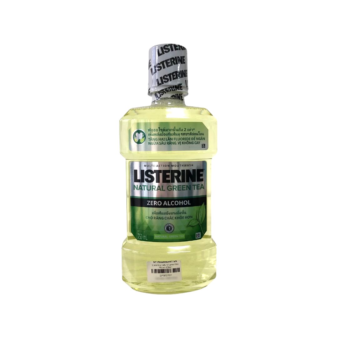 Listerine Natural Greentea 750ml