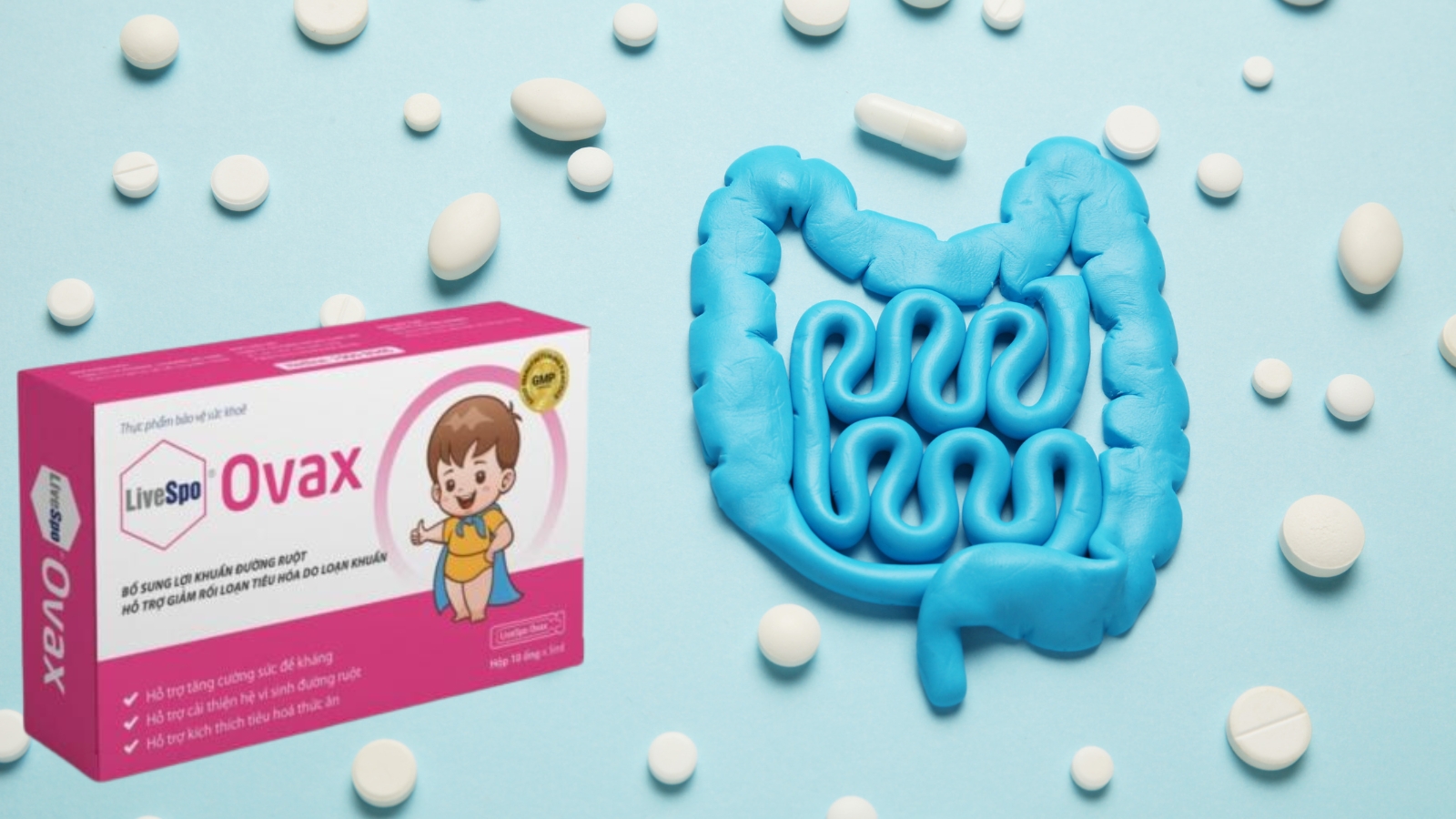 LiveSpo Ovax - Tiêu hoá khoẻ, mẹ an tâm