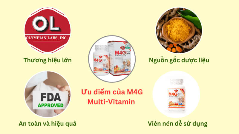 Ưu điểm của M4G Multi-Vitamin