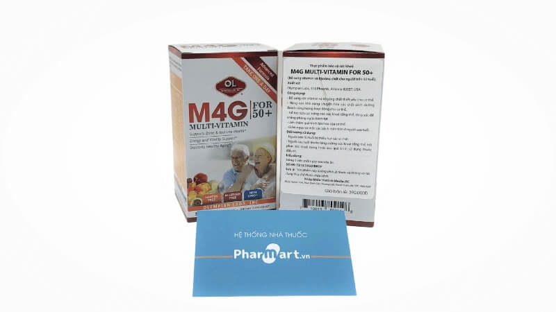 Sản phẩm M4G Multi-Vitamin For 50+ cho người cao tuổi