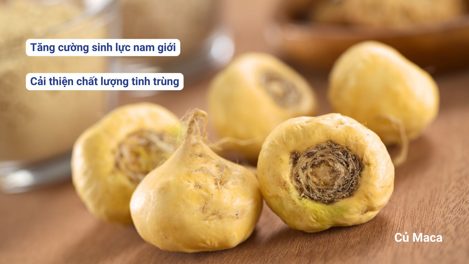 Maca M Male Power chứa chiết xuất củ Maca giúp tăng cường sinh lý nam giới