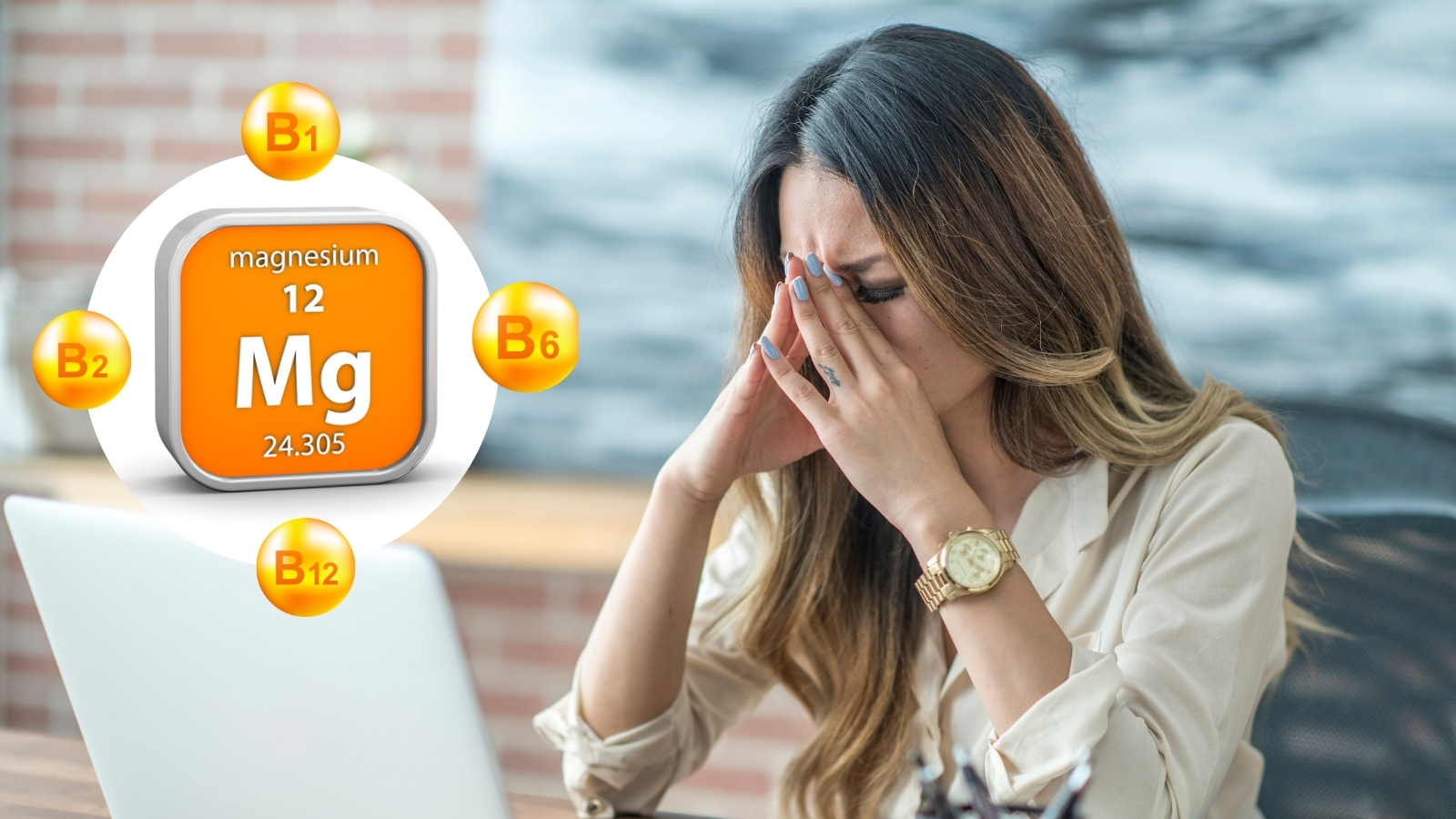 Magnesium + B Complex bổ sung khoáng chất magie và vitamin nhóm B gồm B1, B2, B6, B12