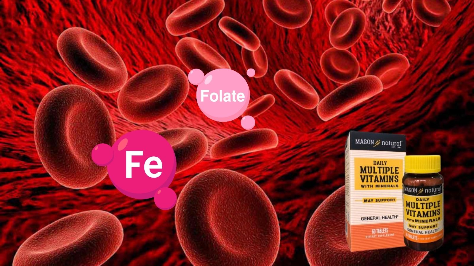 Sắt và Folate có vai trò quan trọng trong việc tạo máu