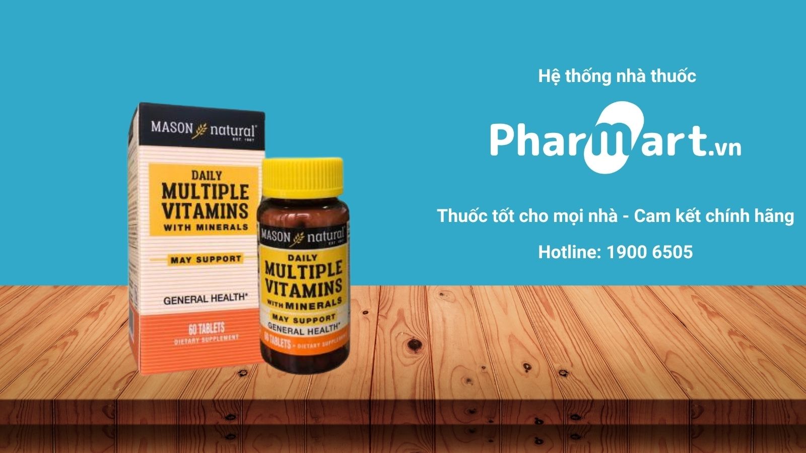 Mua ngay Mason Daily Multiple Vitamins With Minerals chính hãng tại Pharmart.vn