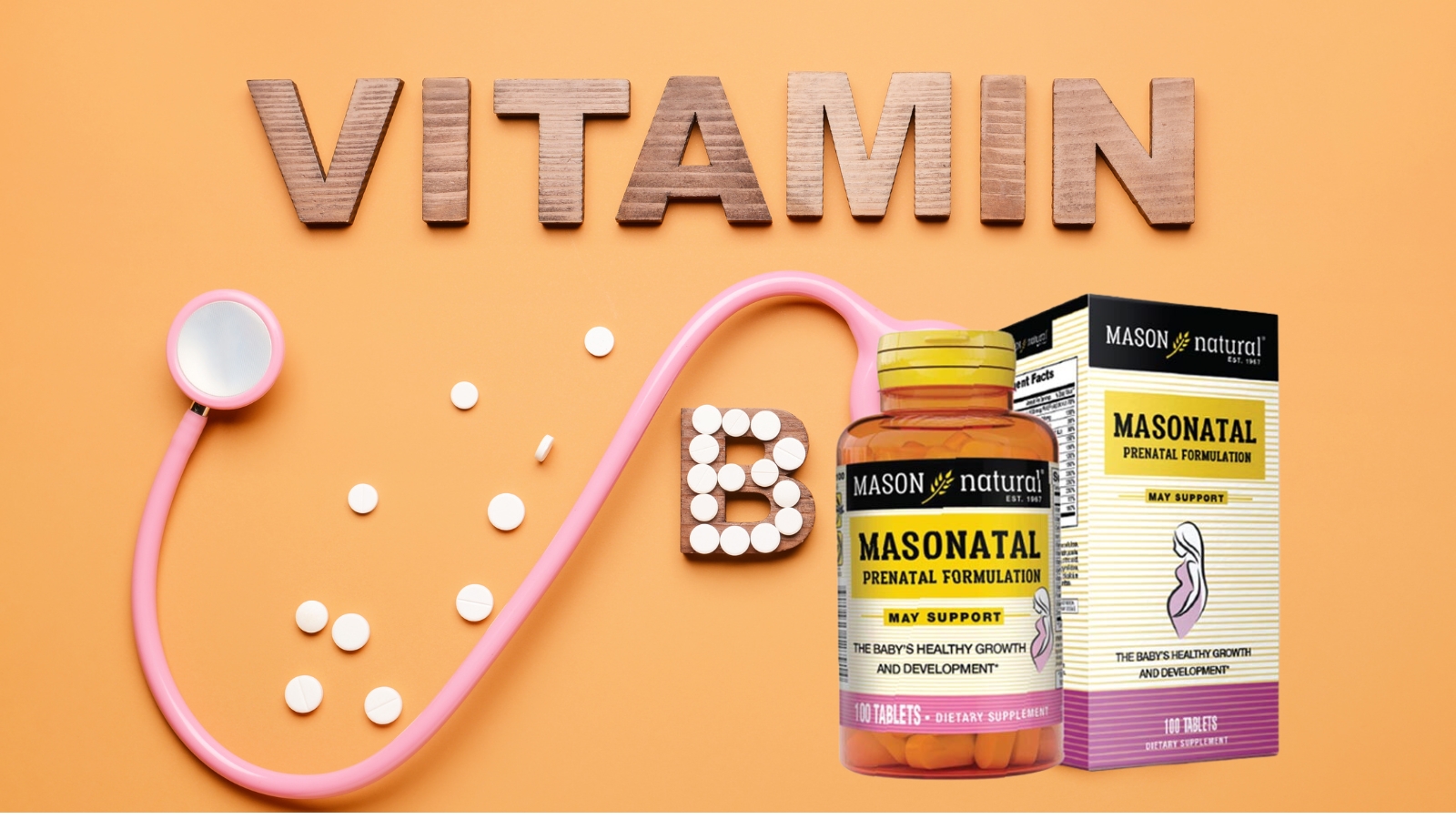 Masonatal Prenatal Formulation bổ sung Vitamin và khoáng chất cần thiết