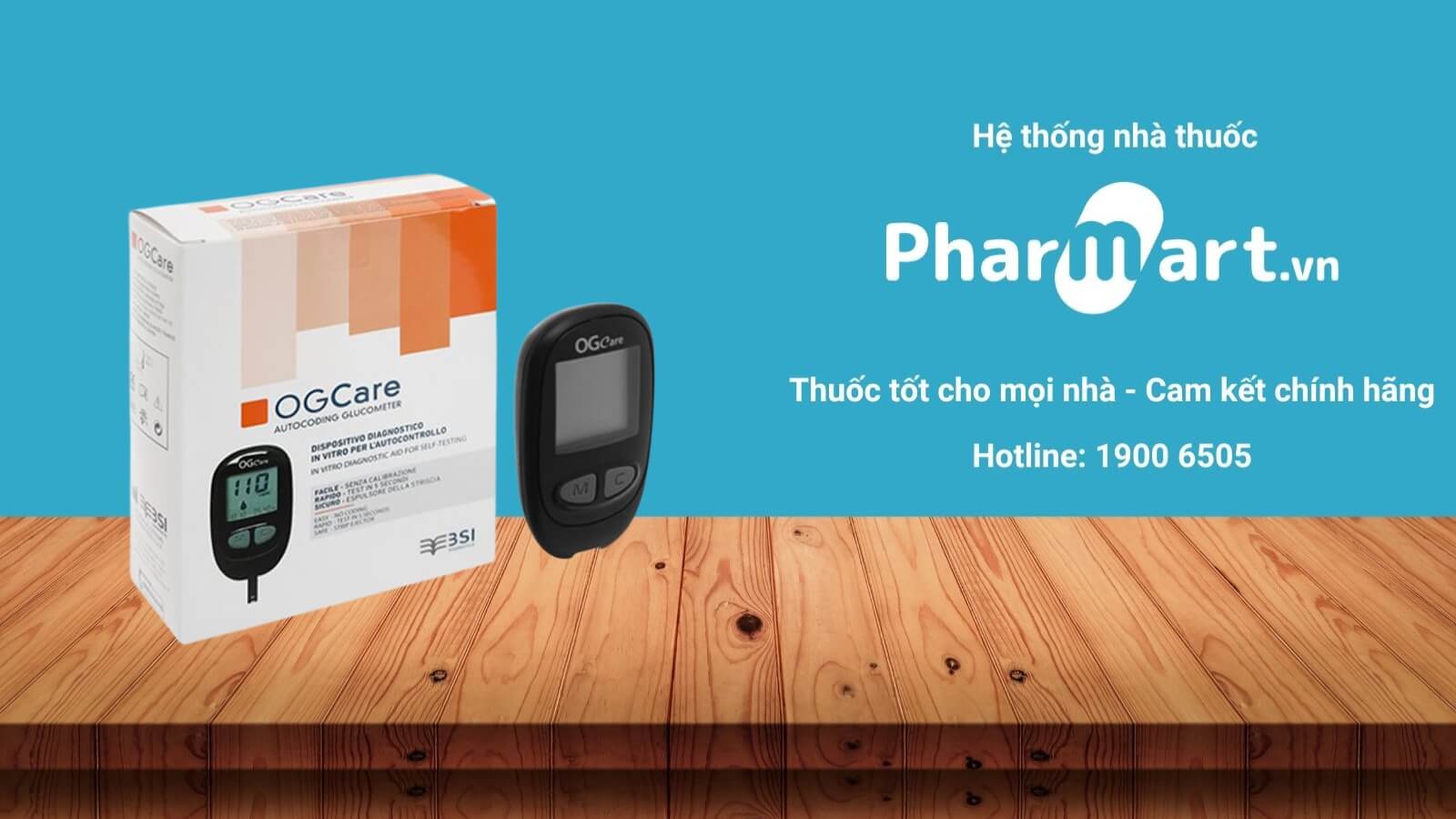 Máy đo đường huyết OGCare BIOCHE BSI được phân phối chính hãng tại Pharmart