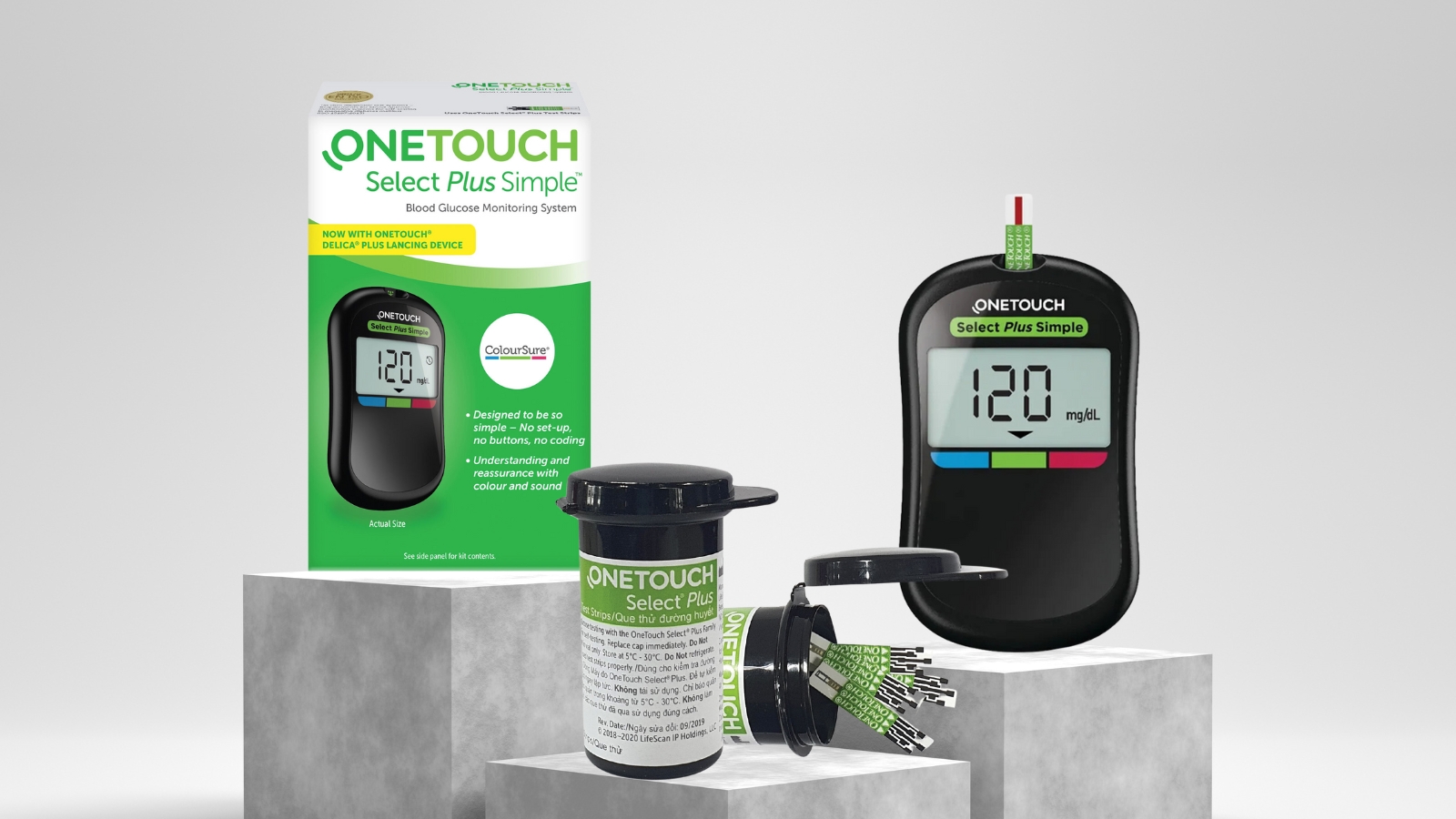 máy đo đường huyết OneTouch Select Plus Simple