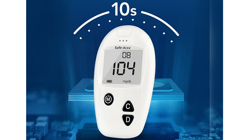 Máy đo đường huyết Sinocare Safe-Accu cho kết quả chỉ trong 10 giây