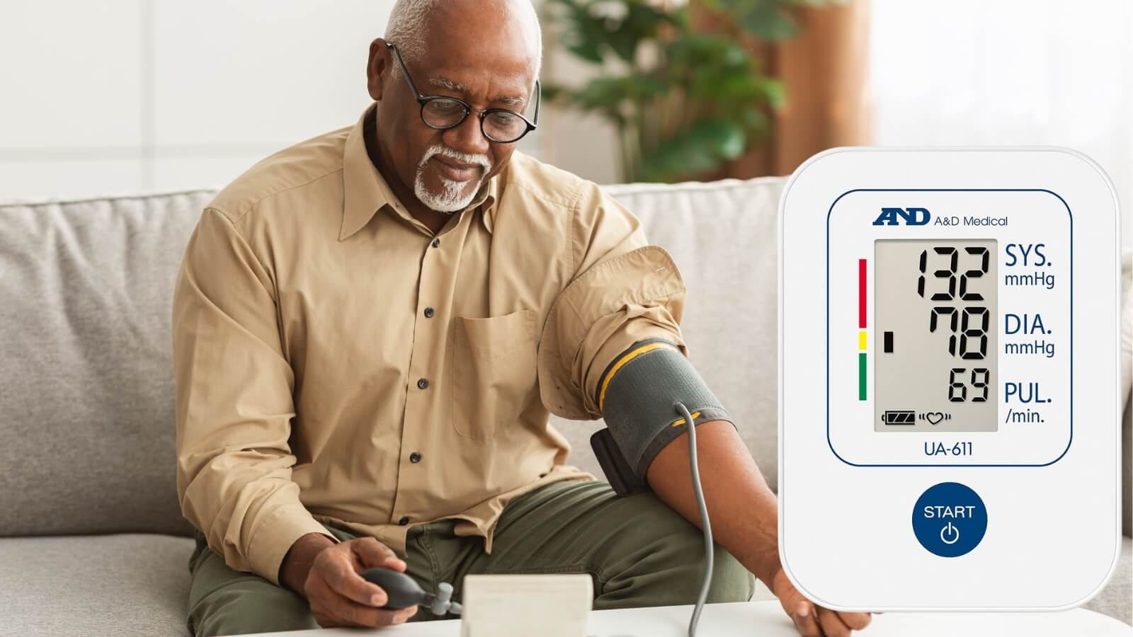 Máy đo huyết áp  bắp tay AND UA 611