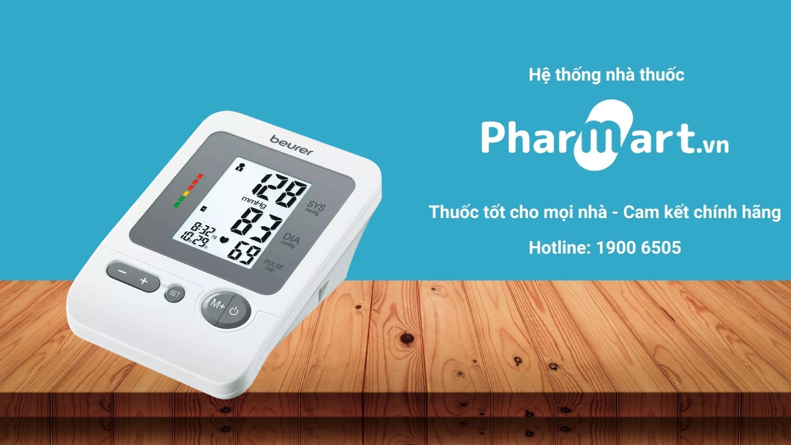 Mua máy đo huyết áp Beurer BM26 chính hãng tại Pharmart.vn