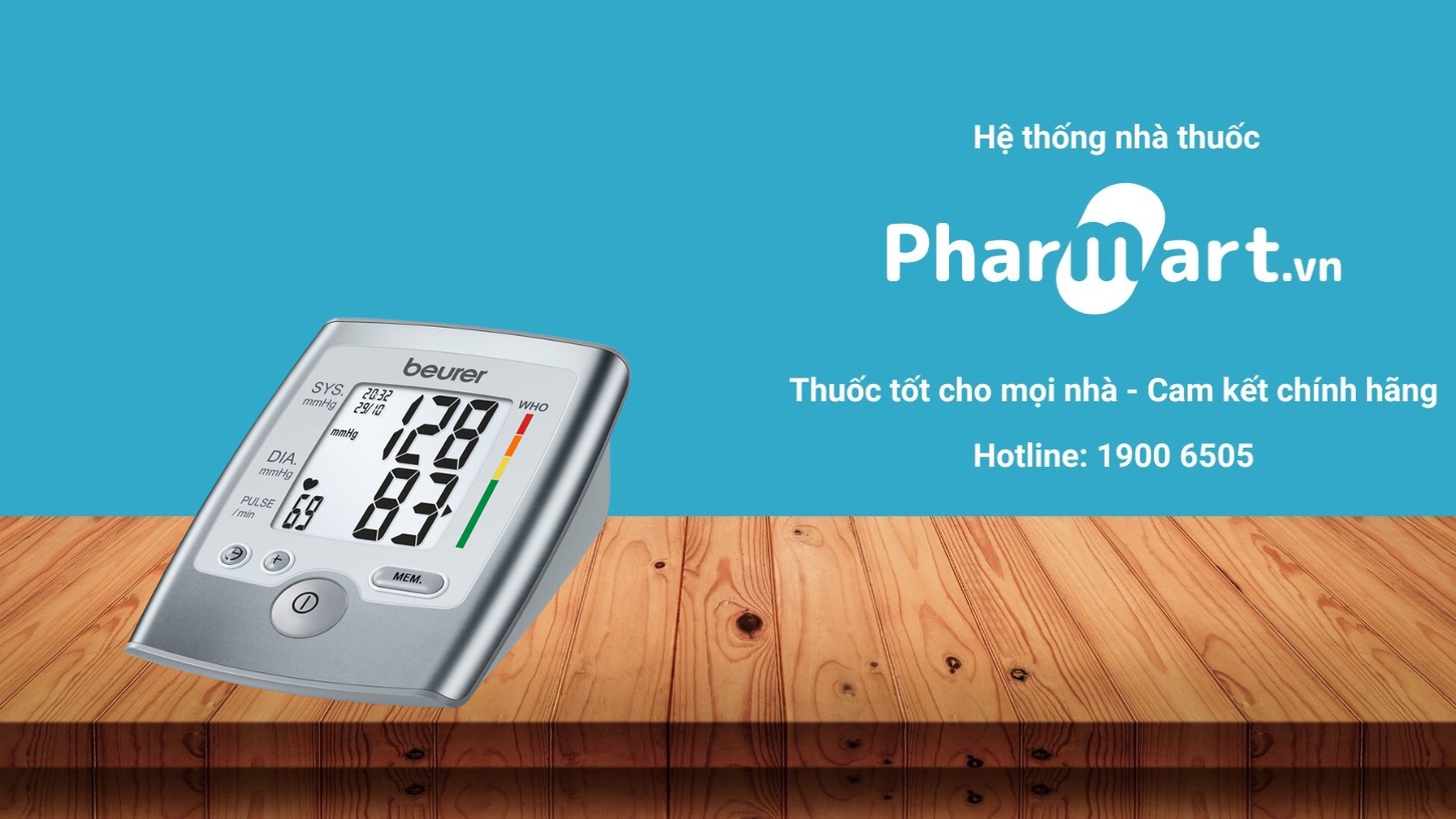 Mua ngay máy đo huyết áp Beurer BM35 chính hãng tại Pharmart.vn