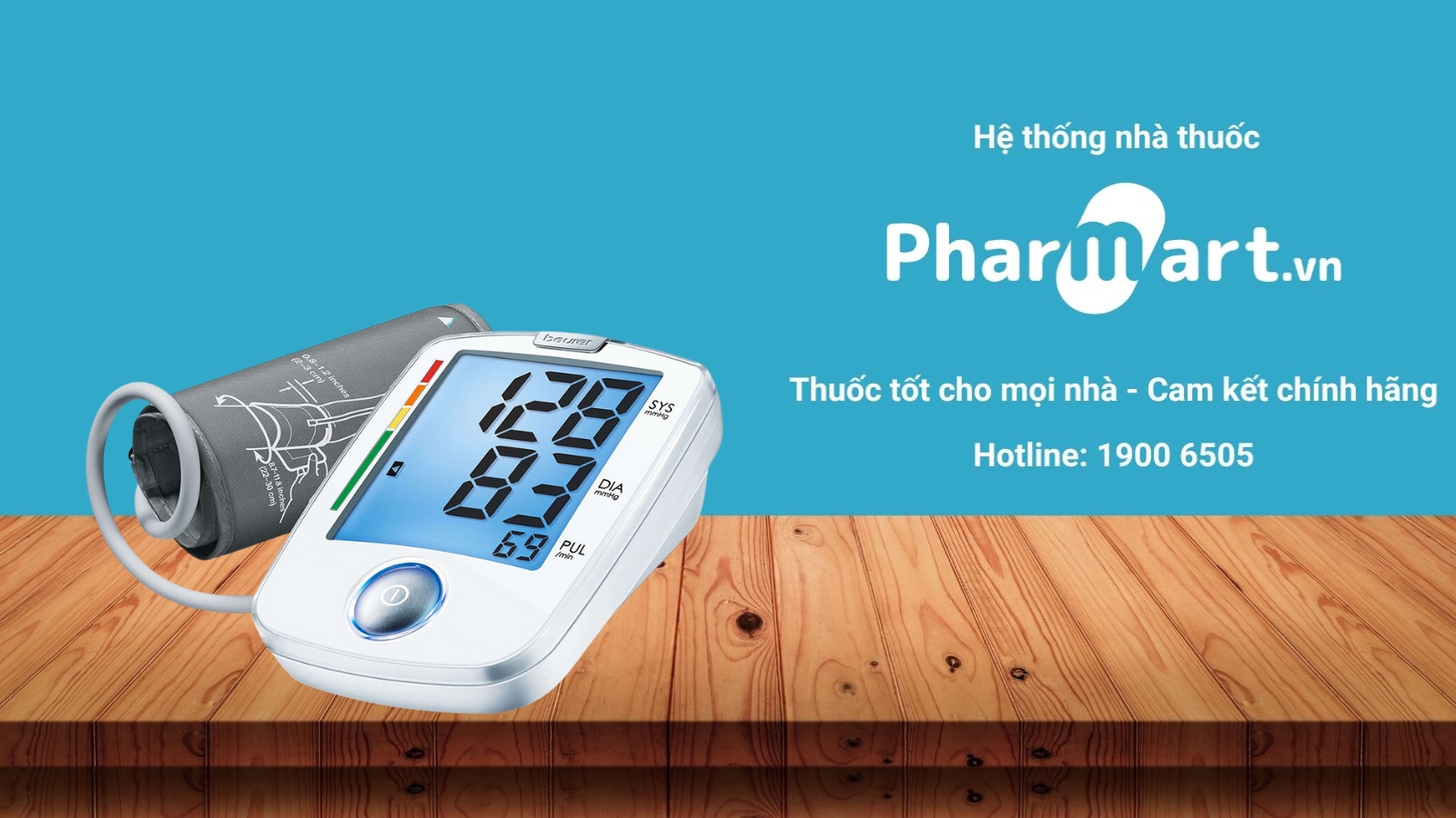 Mua máy đo huyết áp Beurer BM44 chính hãng tại Pharamrt.vn