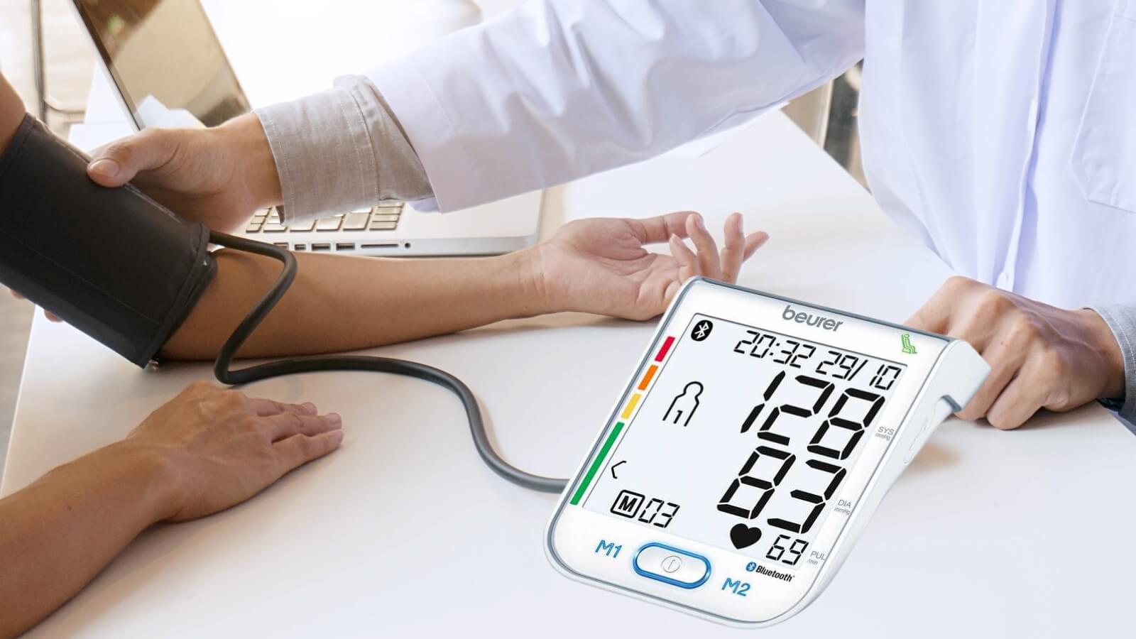 Máy đo huyết áp bắp tay Beurer BM77 kết nối Bluetooth