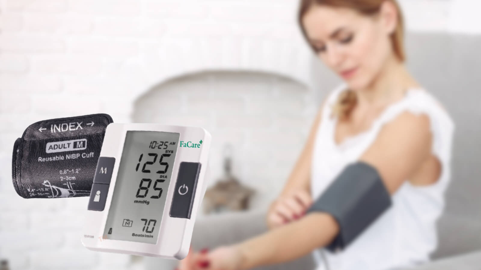 Máy đo huyết áp bắp tay FaCare FC-P168 chính hãng - Pharmart.vn