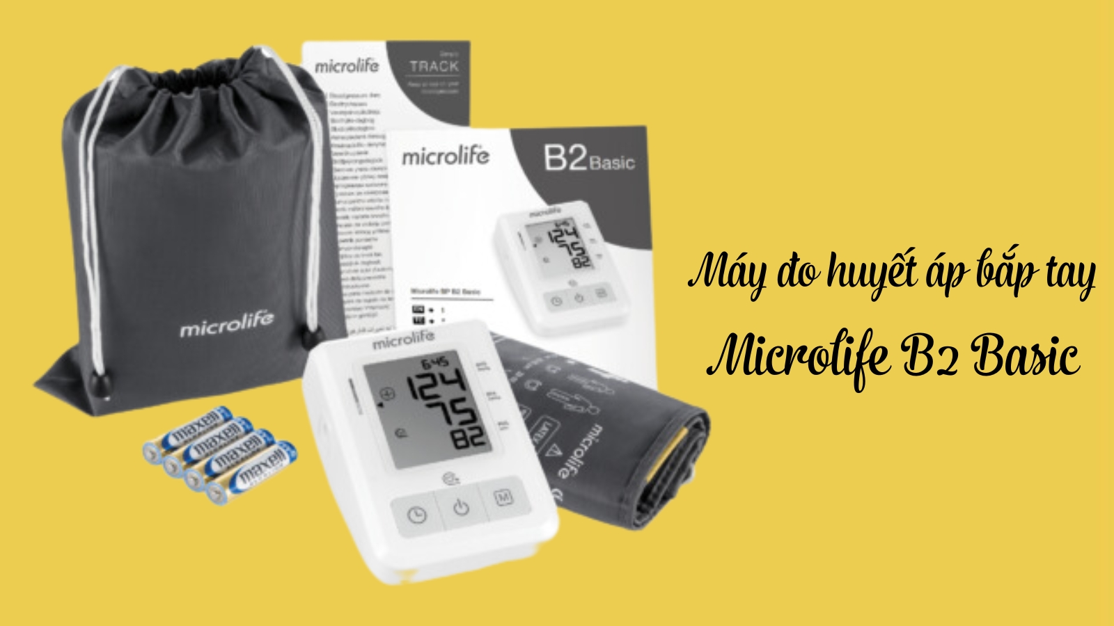 Bộ phụ kiện đi của Máy đo huyết áp Microlife B2 Basic