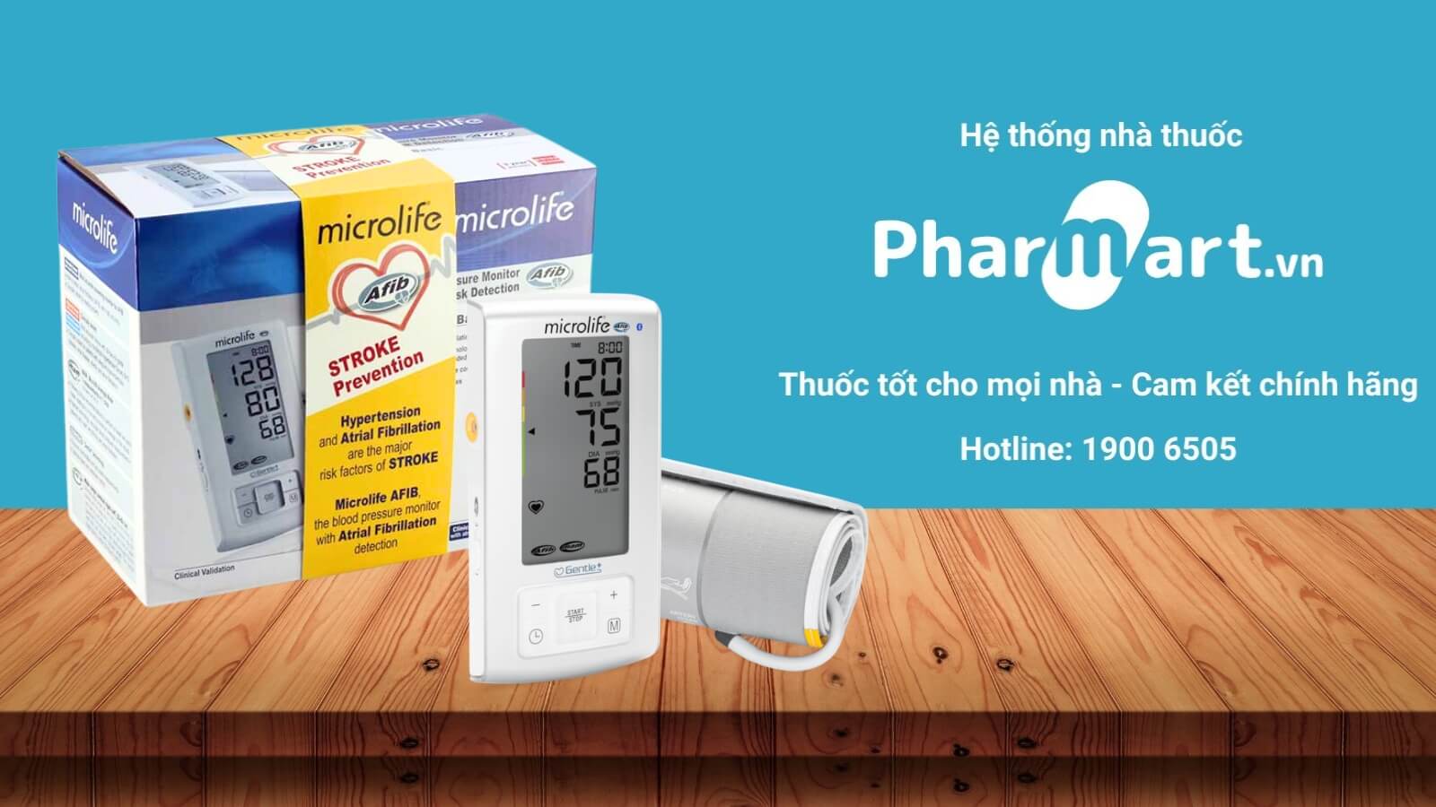 Mua ngay máy đo huyết áp Microlife BP A6 Basic chính hãng tại Pharmart.vn