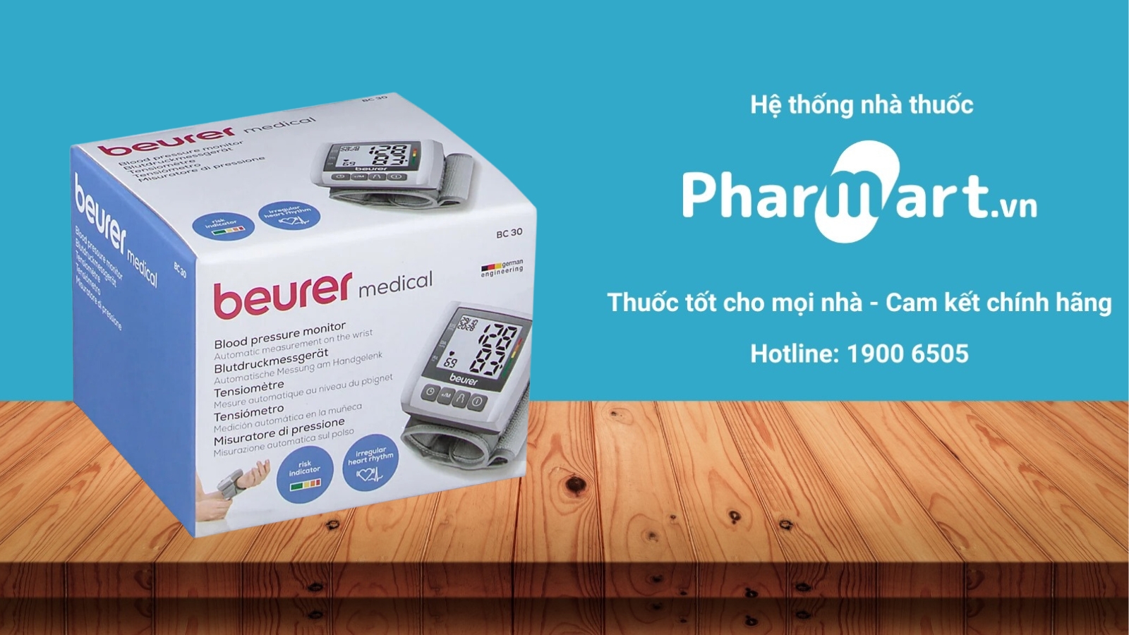 Địa chỉ mua Máy đo huyết áp cổ tay Beurer BC30 uy tín