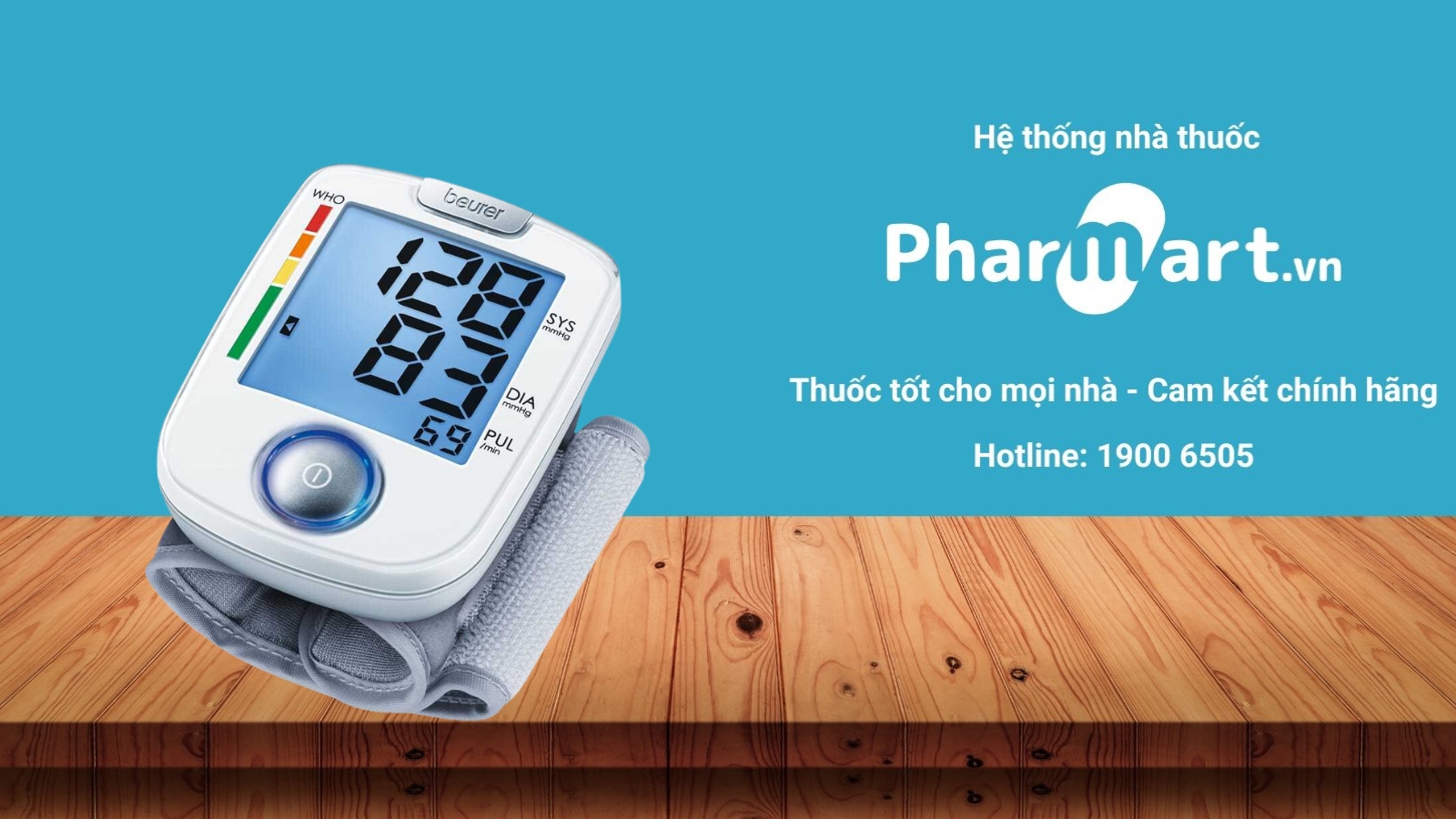 Pharmart.vn - địa chỉ mua máy đo huyết áp Beurer BC44 uy tín