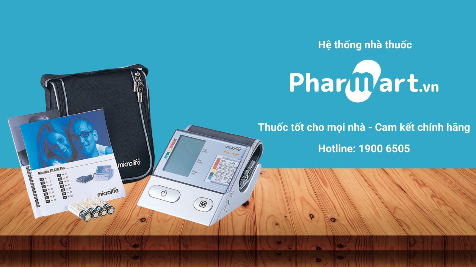 Mua Máy đo huyết áp Microlife BP A100 Plus uy tín tại Pharmart.vn