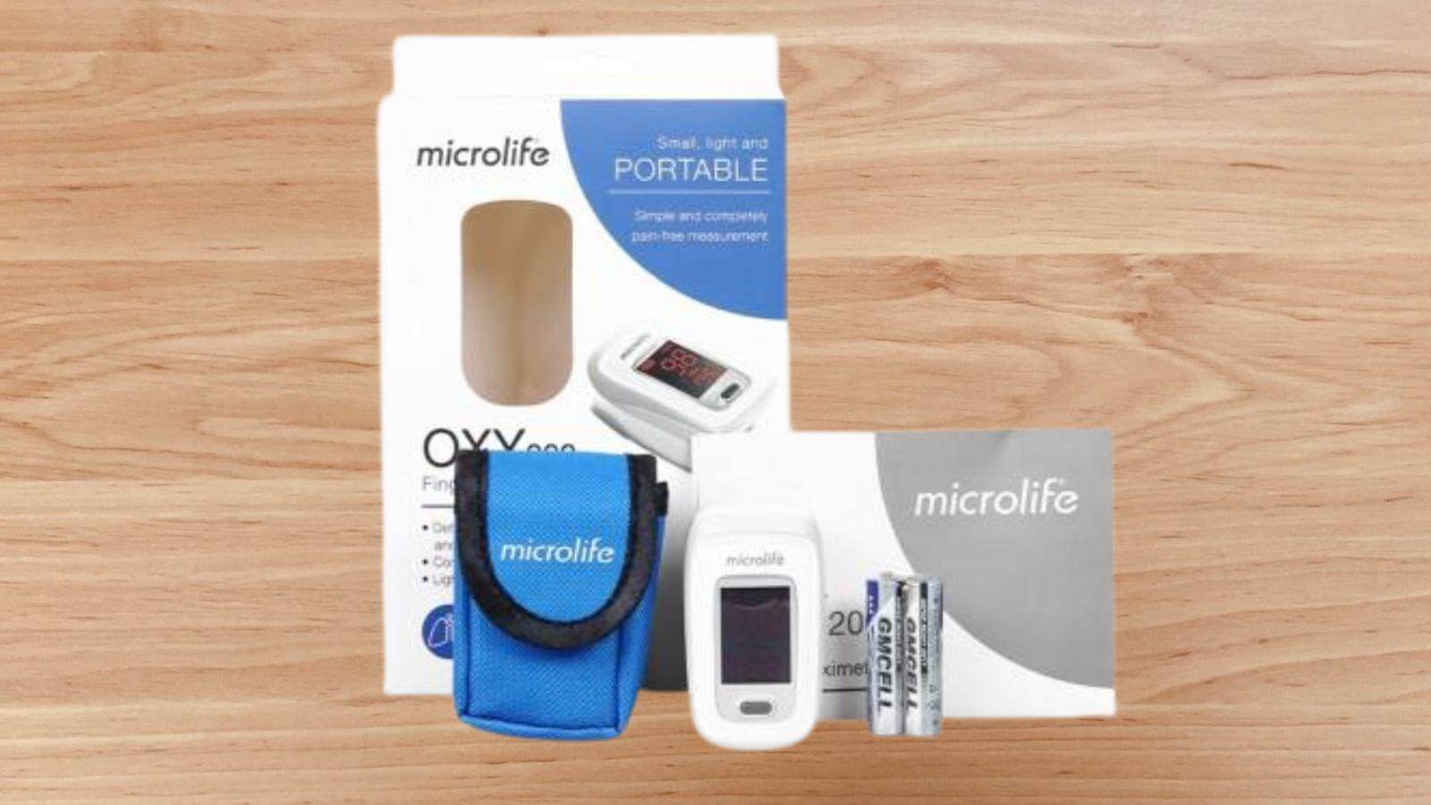 Bộ phận đi kèm của máy đo SpO2 Microlife OXY 200