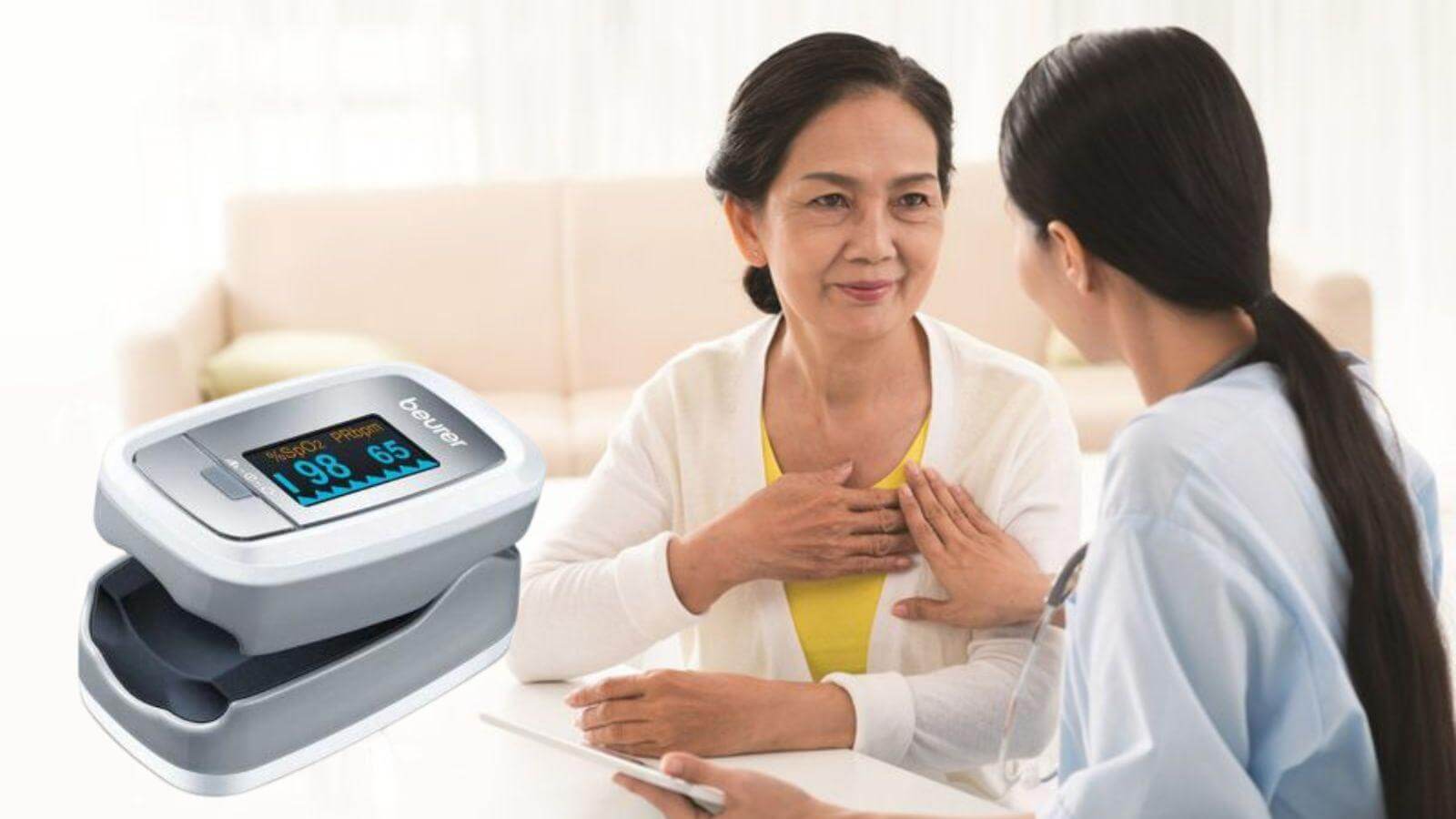 Máy đo SpO2 và nhịp tim Beurer PO30