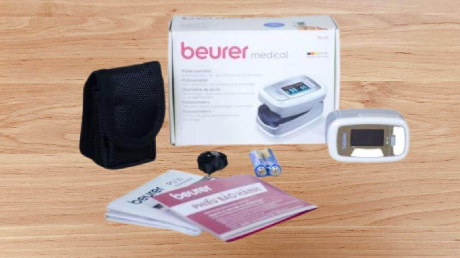 Bộ phận đi kèm của máy đo SpO2 và nhịp tim Beurer PO30