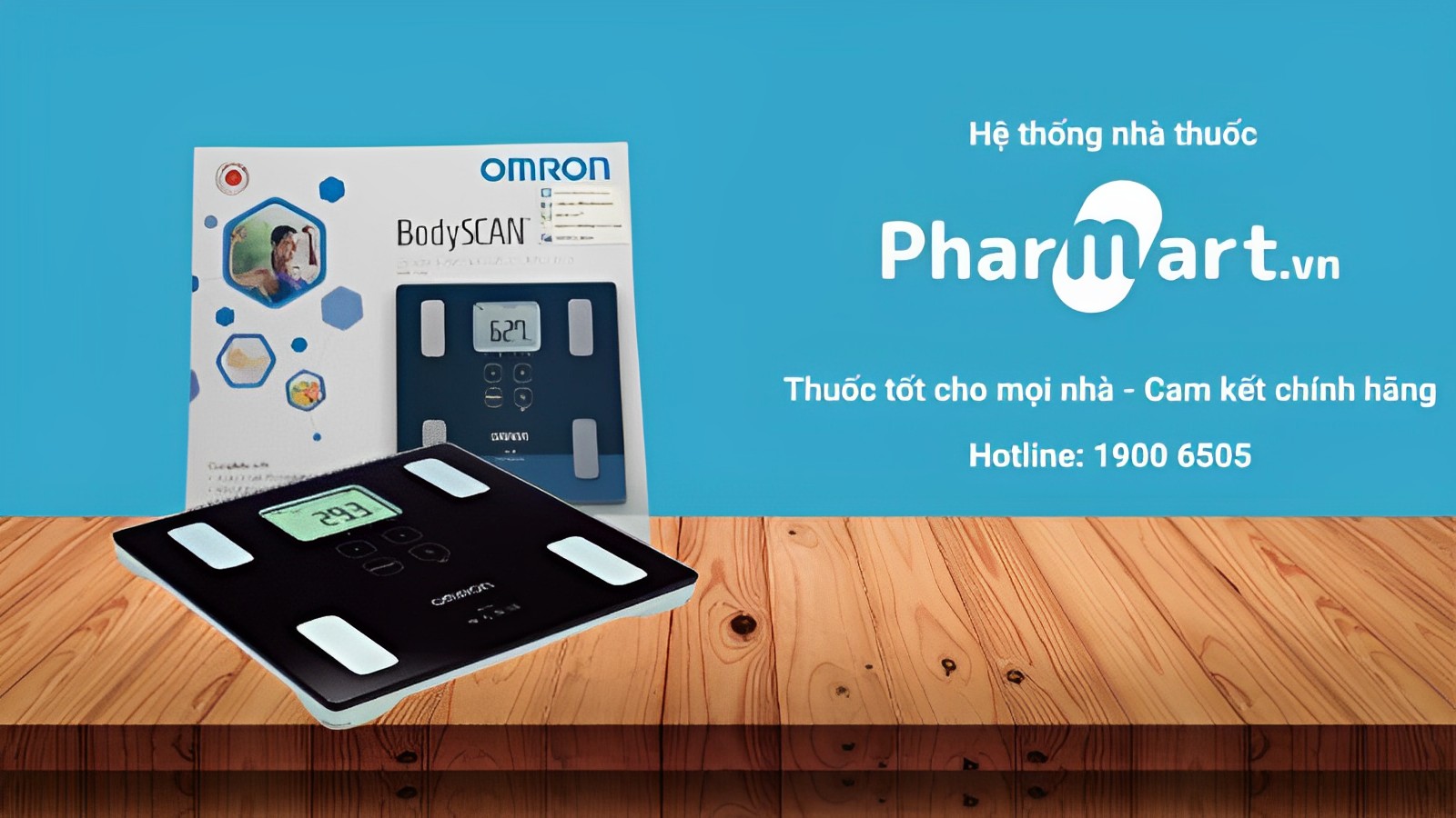Sản phẩm cân Omron Body SCAN™ HBF-224 tại nhà thuốc Pharmart.vn